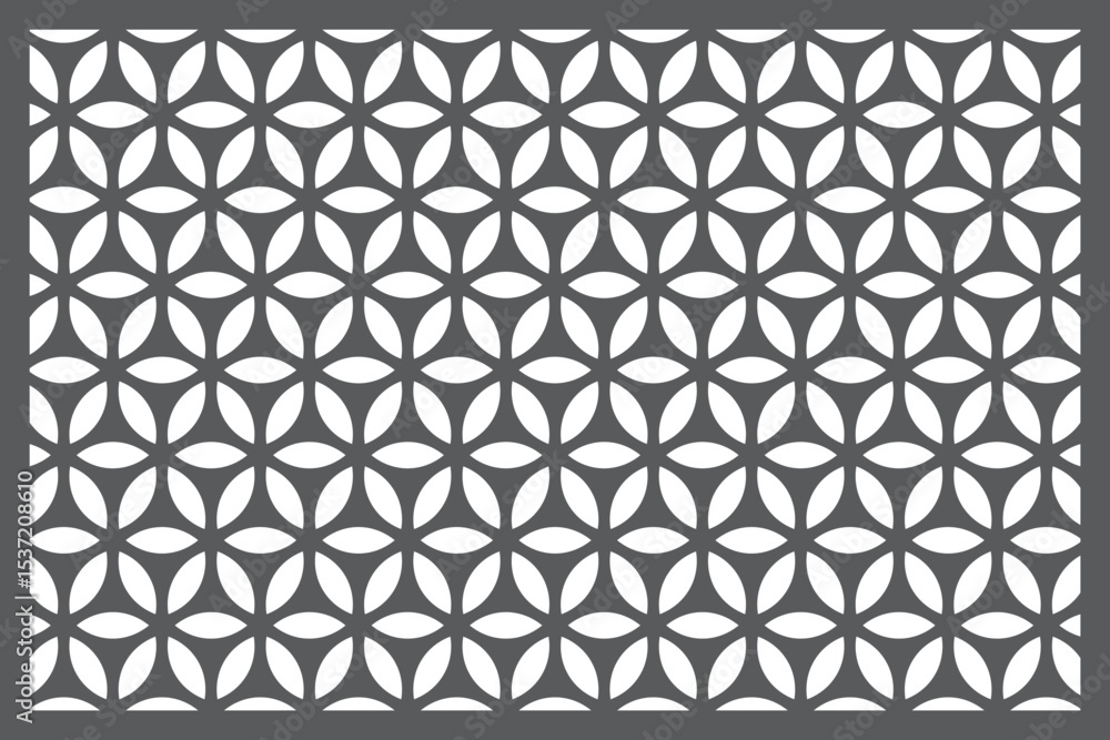 Seamless pattern jali design Vector Seamless pattern jali design Vector