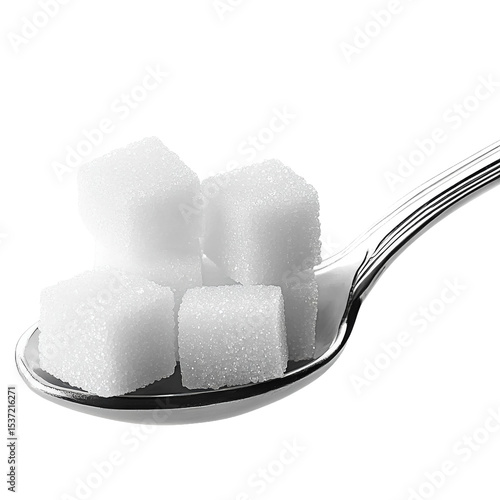 Sugar Cubes on a Spoon