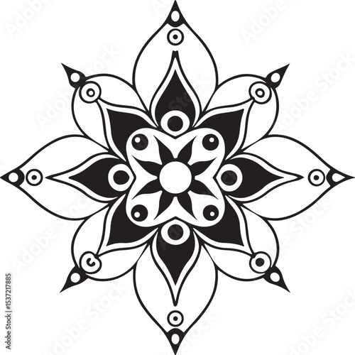 A spiritual Hamsa hand illustration featuring detailed mandala patterns, perfect for protection symbols and boho art themes.
