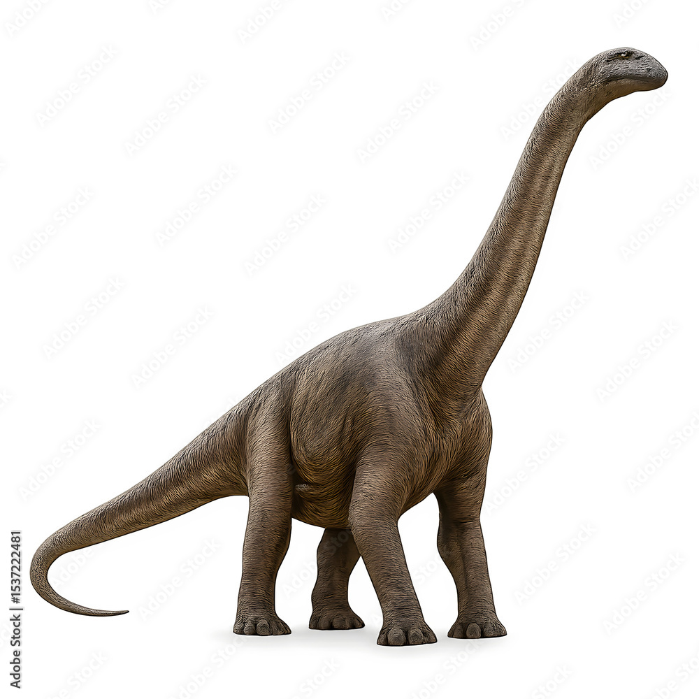 Fototapeta premium Ancient Sauropod Dinosaur Illustration