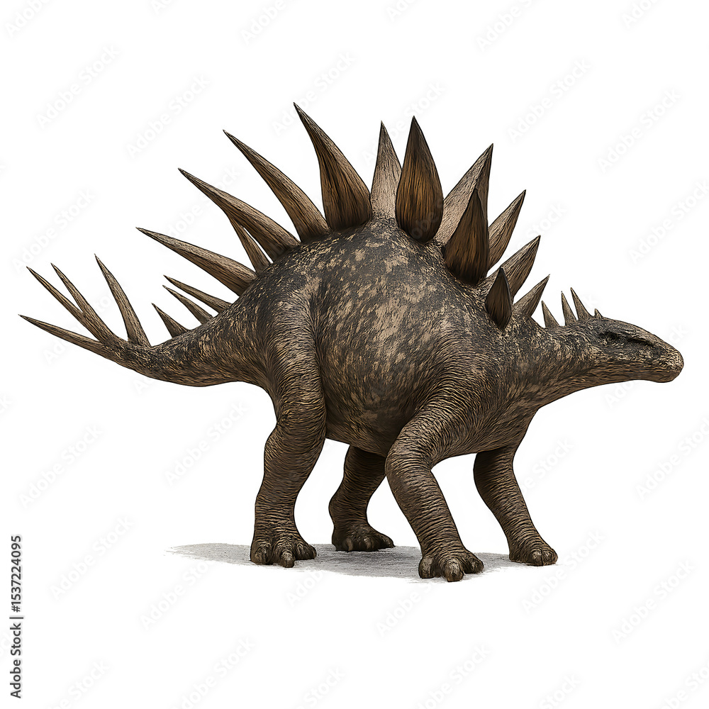 Fototapeta premium Spiked Dinosaur, Prehistoric Creature