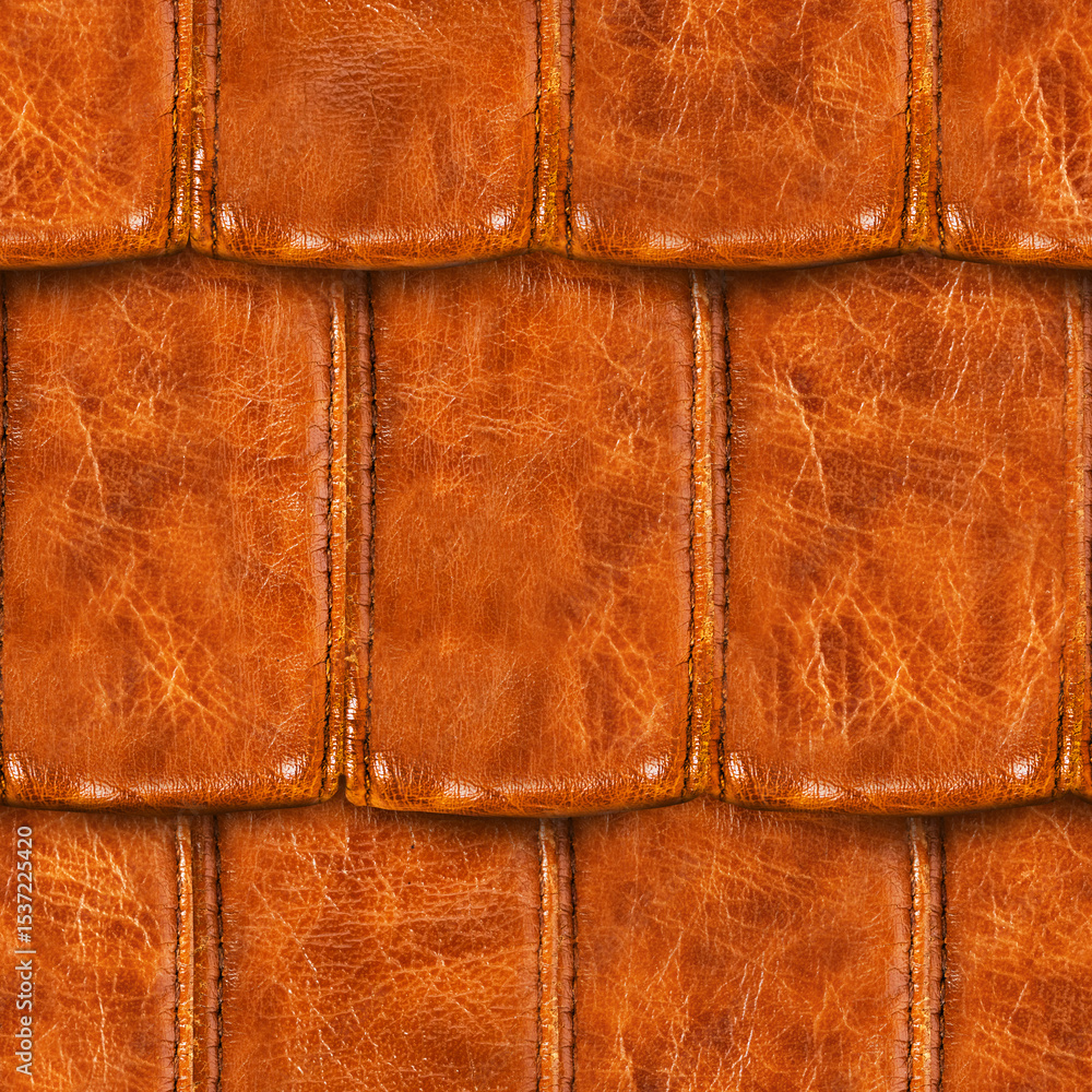 Seamless 4k photo texture material of scaly brown leather armor surface. Seamless 4k photo texture material of scaly brown leather armor surface.