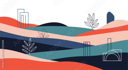 Scenic Hills and Nature Designs For a Modern Interior Decoration