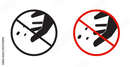 Do not feed the animals sign