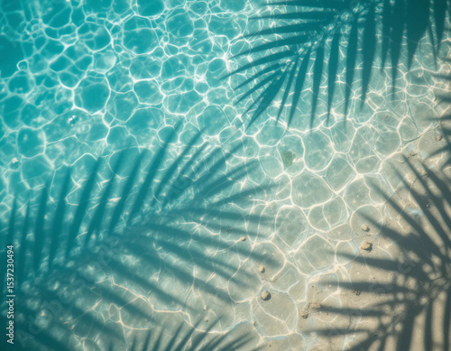 abstract blue background with waves, A close-up abstract texture shot of summer light