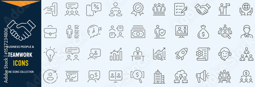 Team work and trust icon