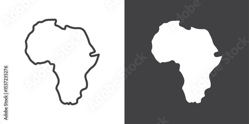 africa icon symbol illustration logo