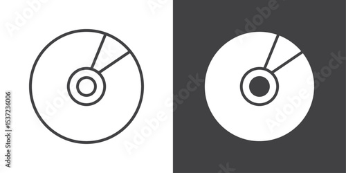cd icon symbol illustration logo