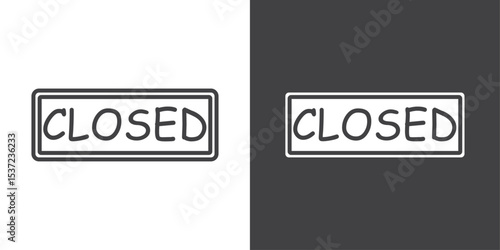 closed icon symbol illustration logo