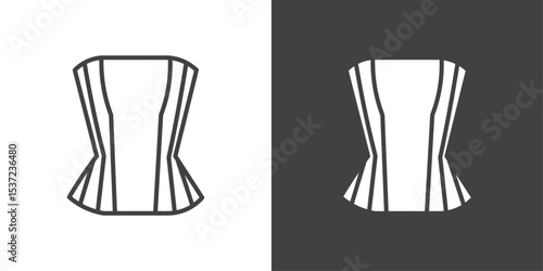 corset icon symbol illustration logo
