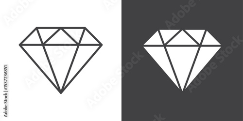 diamond icon symbol illustration logo