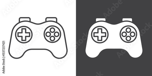 gaming controller icon symbol illustration logo
