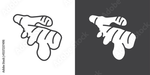 ginger icon symbol illustration logo