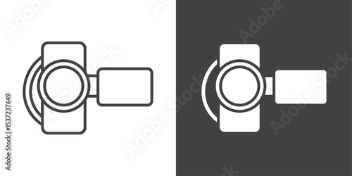 hand cam icon symbol illustration logo