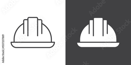 Helmet icon symbol illustration logo