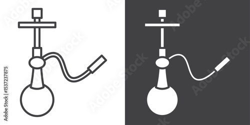 Hookah icon symbol illustration logo
