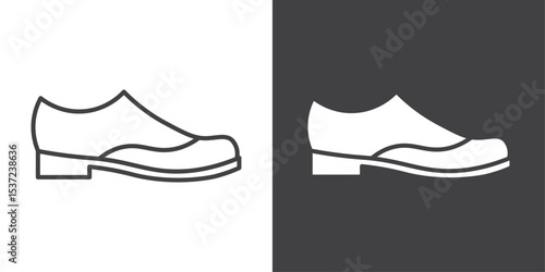 men shoe icon symbol illustration logo