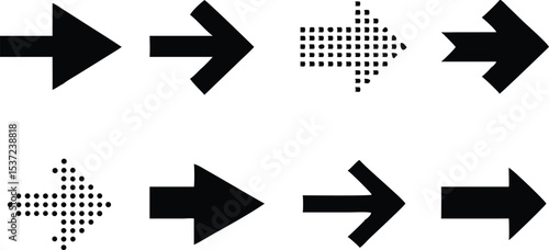 arrow icons set
