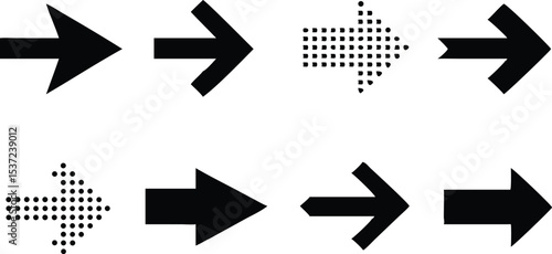 arrow icons set
