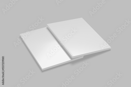 two books with front and back covers