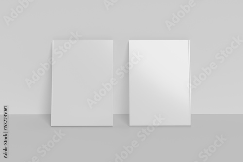 two books with front and back covers