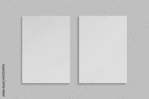 two books with front and back covers