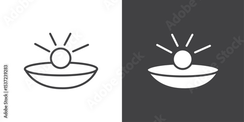 pearl icon symbol illustration logo