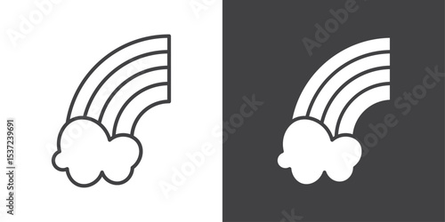 rainbow icon symbol illustration logo