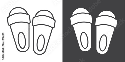 slippers icon symbol illustration logo