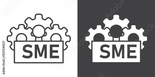 sme enterprise icon symbol illustration logo