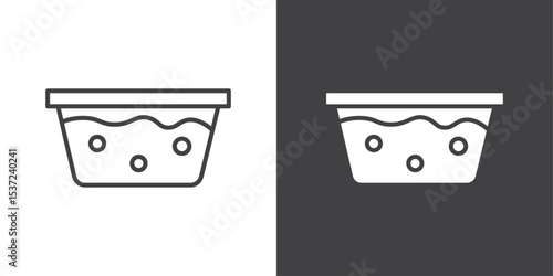 soak water icon symbol illustration logo