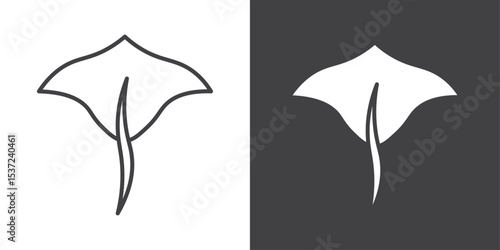 stingray icon symbol illustration logo