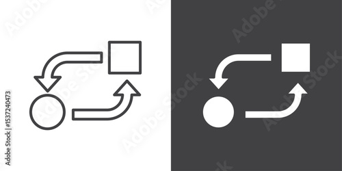 swap icon symbol illustration logo