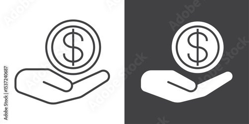 take money icon symbol illustration logo