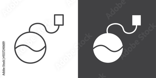 tea bag icon symbol illustration logo