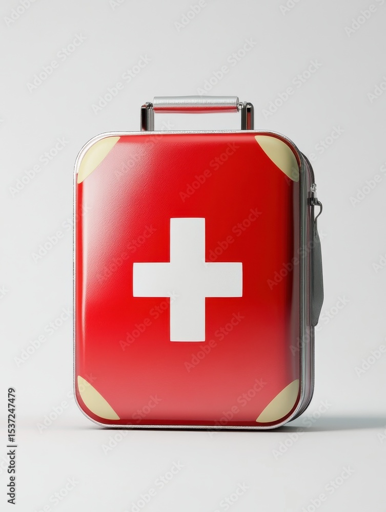 Fototapeta premium first aid kit isolated