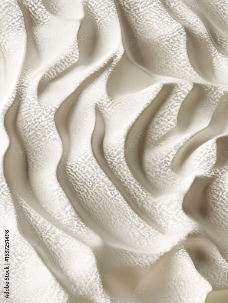 Obraz premium Subtle Canvas, An intricate texture presenting an array of parallel ridges, creating a minimalist yet captivating visual narrative of depth and form