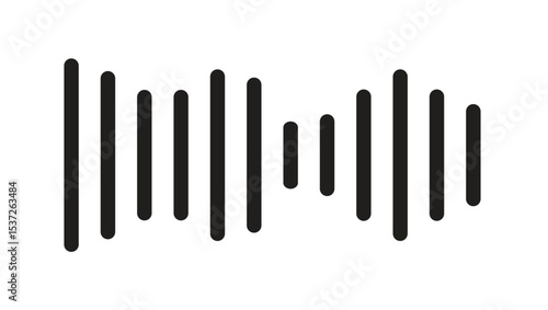audio icon vector on white background