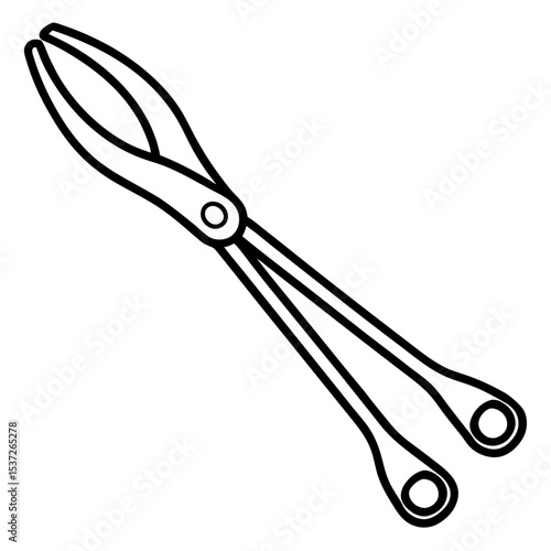 Medical Clamp Outline Icon