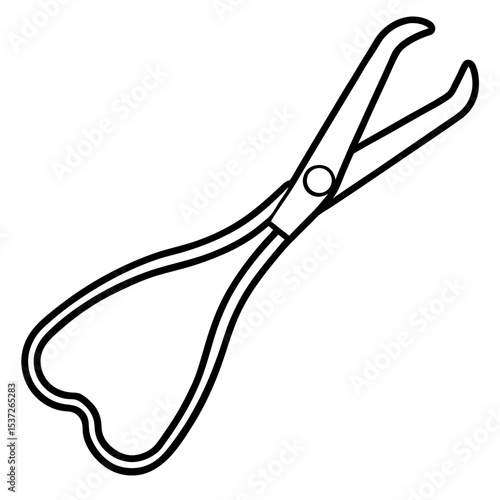 Medical Clamp Outline Icon