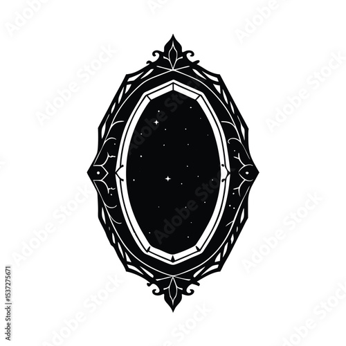 Haunted Mirror with Sapphire Shine
