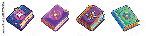 Minimalist Tarot Card Flat Illustration Mystic Divination & Fortune Telling Design