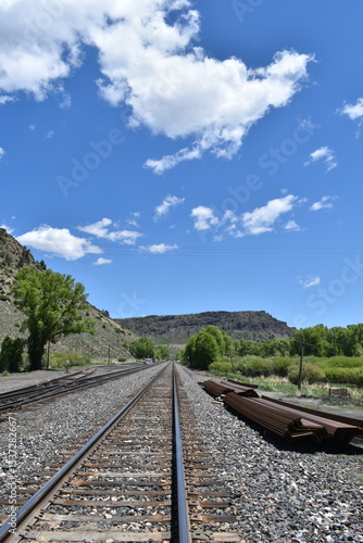 railway in the mountains