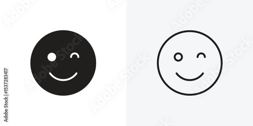 Smile wink icon