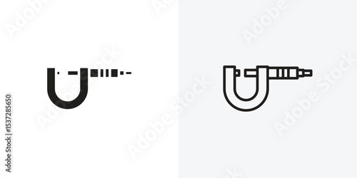 Micrometer icon