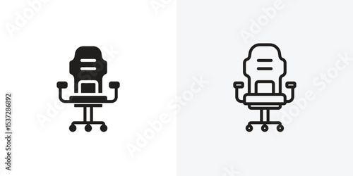 Gaming chair icon