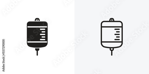Blood transfusion icon
