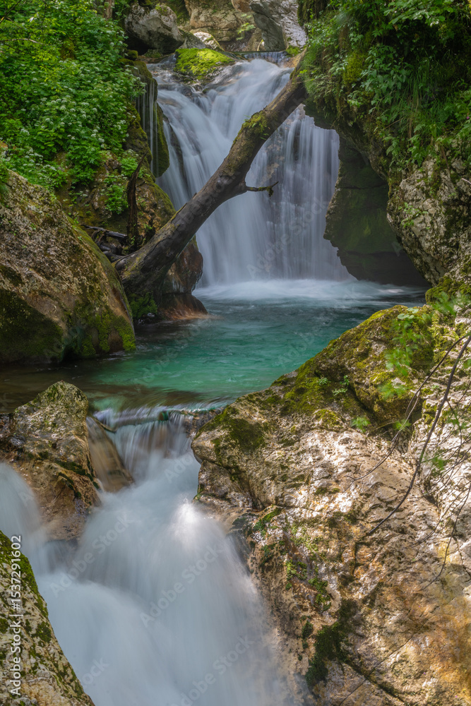 Fototapeta premium Wasserfall Slowenien