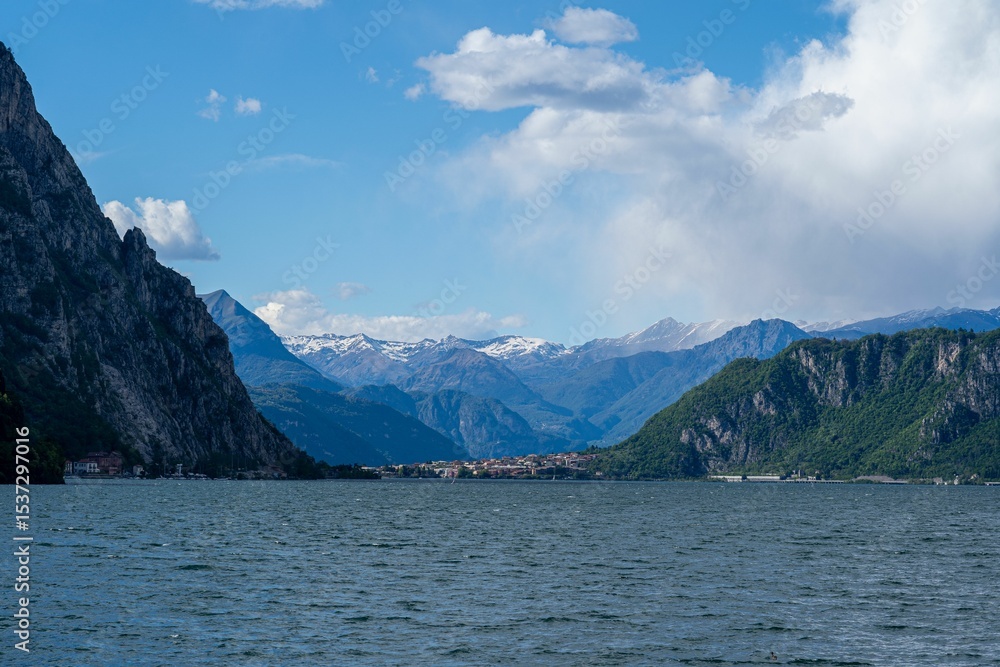 Lake Como and Surrounding Mountains Lake Como and Surrounding Mountains