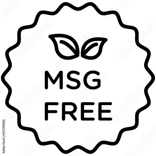 Msg free icon Thin line vector design
